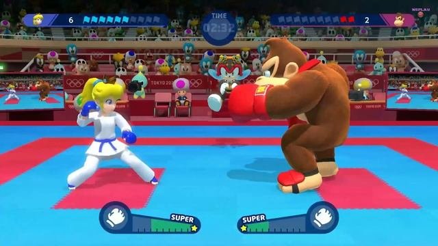 Mario  Sonic At The Olympic Games Tokyo 2020 Karate Peach Switch