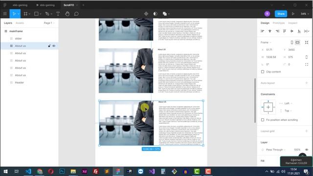 Figma Scroll To Özelliği ile One Page Web Sayfası Oluşturma
