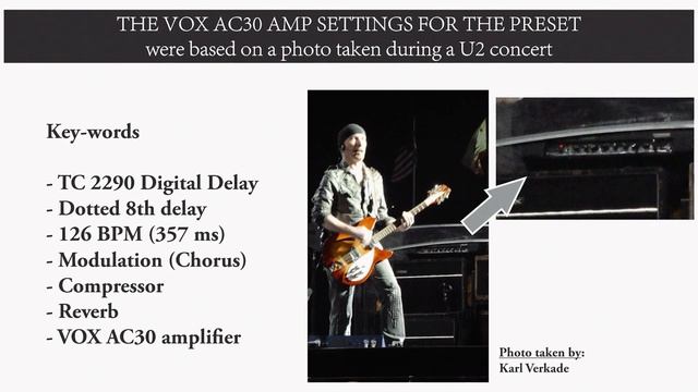 How To Get THE EDGE U2 Guitar Delay Dotted 8th Sound Tone, Fender Mustang Amp Preset Settings Lesso