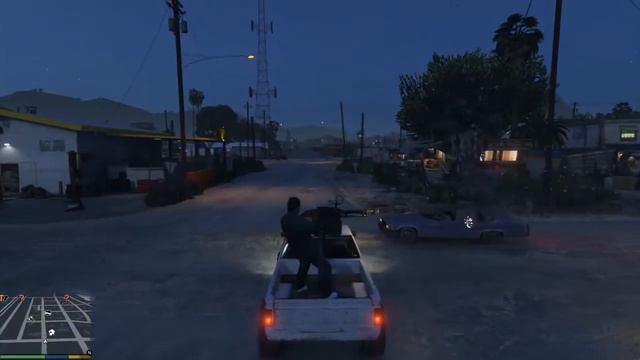 GTA 5 Mod - Lamar Gunner
