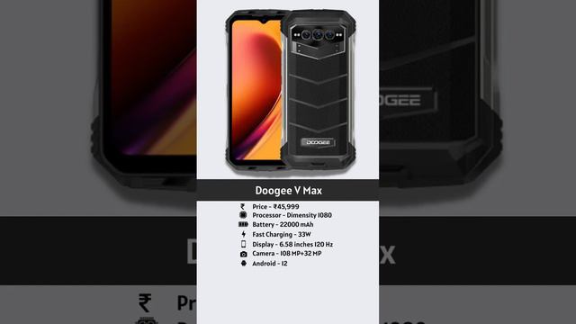 Doogee V Max with 22000mAh Battery