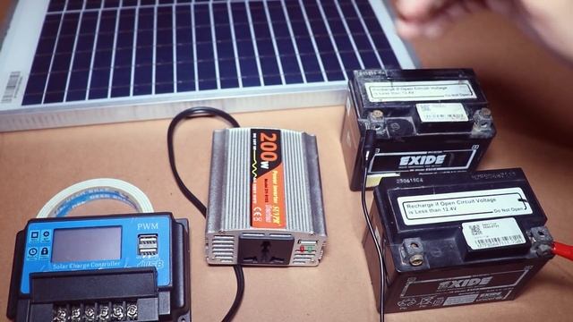 Only 2300 Rs. Me Complete Solar Panel  With Battery and Diy Inverter System | Cheap Solar System Fo