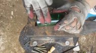 Make a Mezzaluna kitchen knife