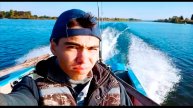 ПЕРВАЯ В ЖИЗНИ РЫБАЛКА НА МОТОРНОЙ ЛОДКЕ. Ууу скока мы проехали за 1 день.