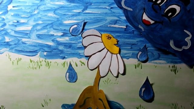Солнышко и тучка