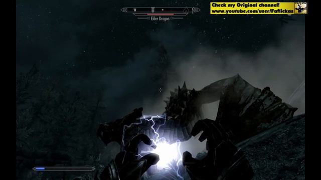 Skyrim - Killing Elder Dragon