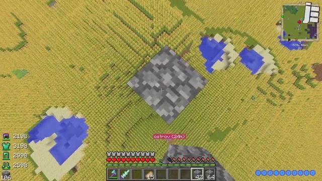 Minecraft: Выживание с модами - Жнива #10 - Остров со слаймами