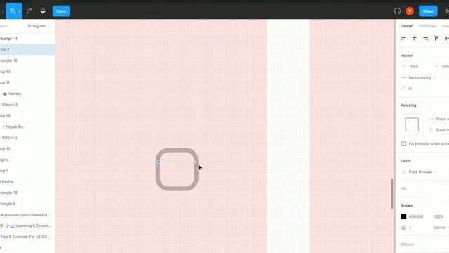 How to design Instagram profile in figma