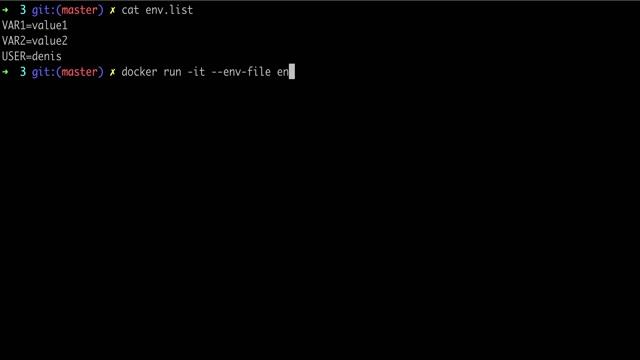 print env file