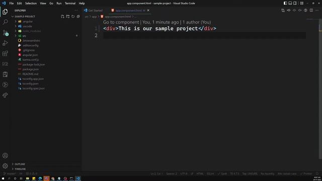 Angular V14 Get Started Introduction, Project File Structure - LIVE