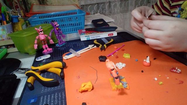 Лепка аниматроника. Костя