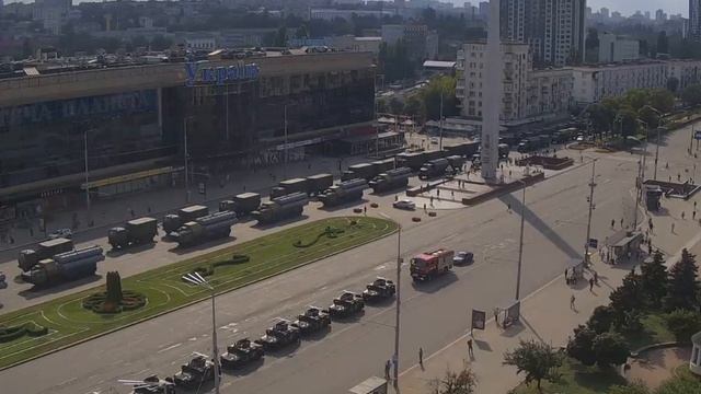 ОНЛАЙН КАМЕРА 18 08 2021 Репетиція параду до Дня Незалежності України