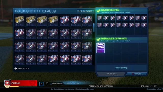 Trading From Nothing to White Zombas #4 Rocket League From Nothing to Something Xbox One!