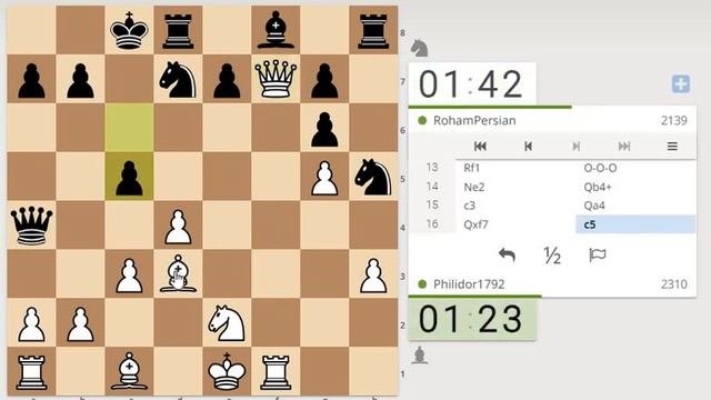 Гамбит Блэкмара-Димера. Вариант Тейхмана.