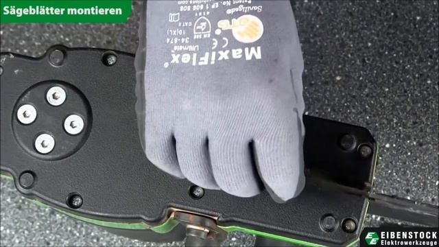 Multizaagmachine Eibenstock 480.1 zaagblad verwisselen | Visser Assen