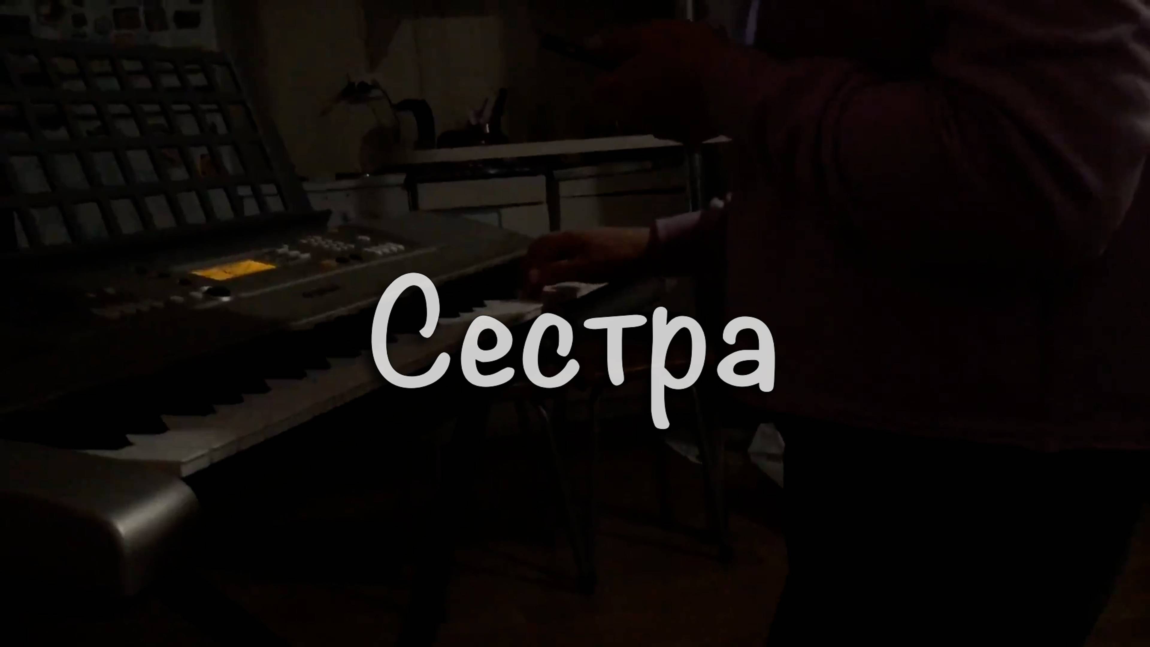 Сестра и синтезатор