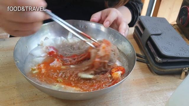 (ENG/JP SUB)한국 요리 냉면 먹방/冷麵 / Naengmyeon, Cold Noodle Soup, Korean Cold Noodles