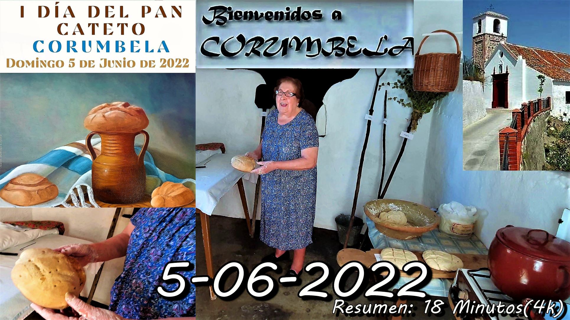 Fiesta del PAN CATETO en Corumbela (Málaga) 5/06/2022
Resumen: 18 minutos..
