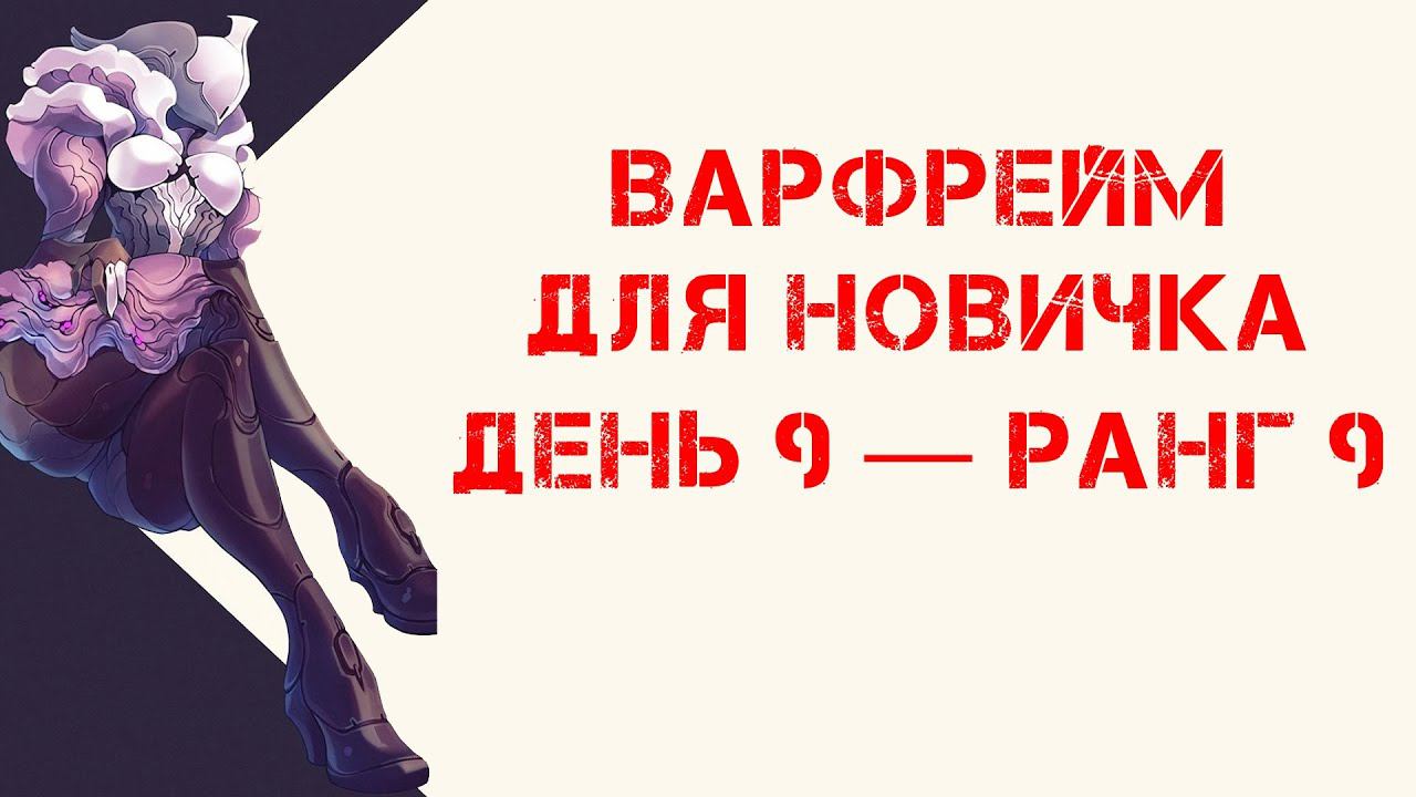 Варфрейм для новичка / день 9 — ранг 9