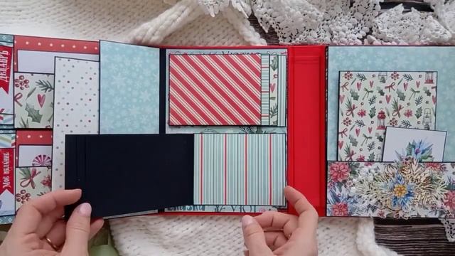 #ScrapMania_tm Фотопапка для фотографий с зимних каникул