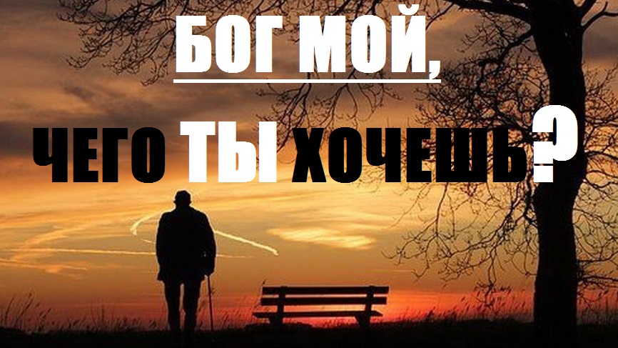 ЧЕГО ХОЧЕТ БОГ ?