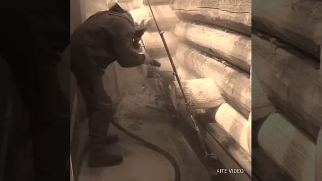 Удалить остатки коры пескоструйным способом 89151373737