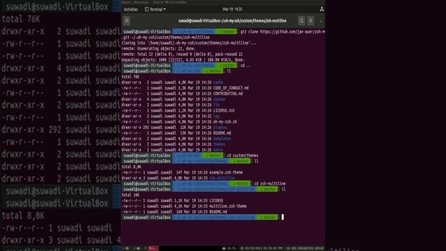 install zsh terminal ubuntu