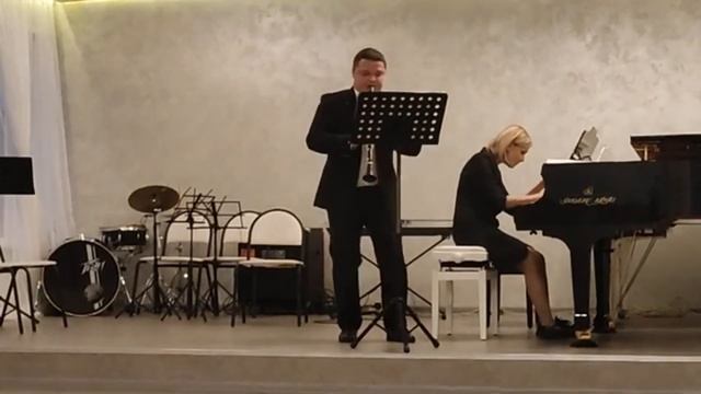 Преподаватель ДШИ №1 г. Братска Наумов О.В., концертмейстер Калиновская Н.О. Виртуозы Братска, 2023