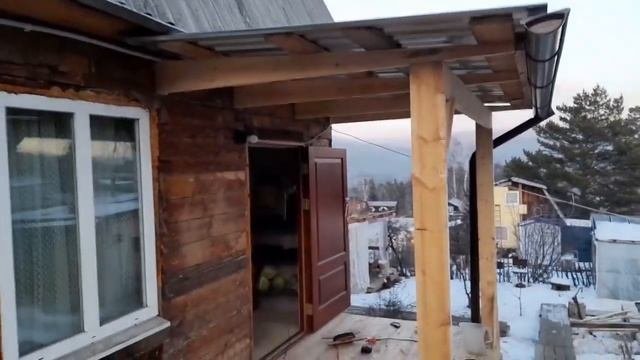 Реконструкция крыльца и сеней. Часть первая.