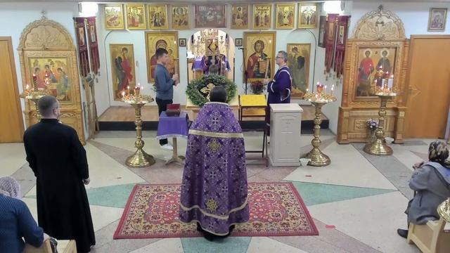 Богослужение в Храме святых целителей Косьмы и Дамиана  г. Екатеринбург.