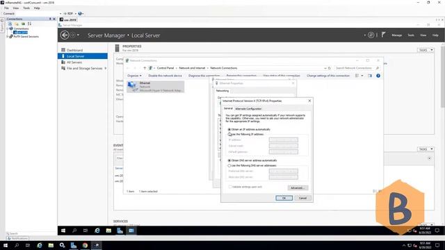 How to Set Static Private IP Address for Azure Virtual Machine Windows