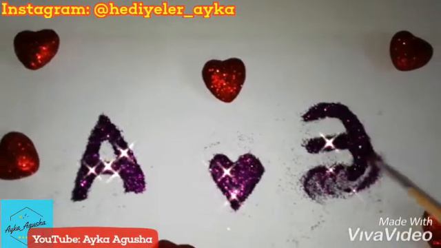✨Имена и буквы из блесток ✨