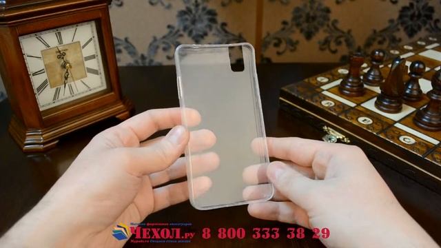 Ультра-тонкая из силикона задняя панель-накладка для Huawei Honor 7i Dual Sim/ShotX 5.2" белая