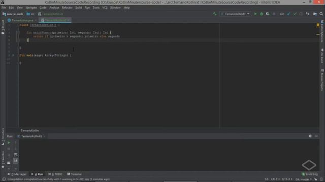 Operador ternário em Kotlin