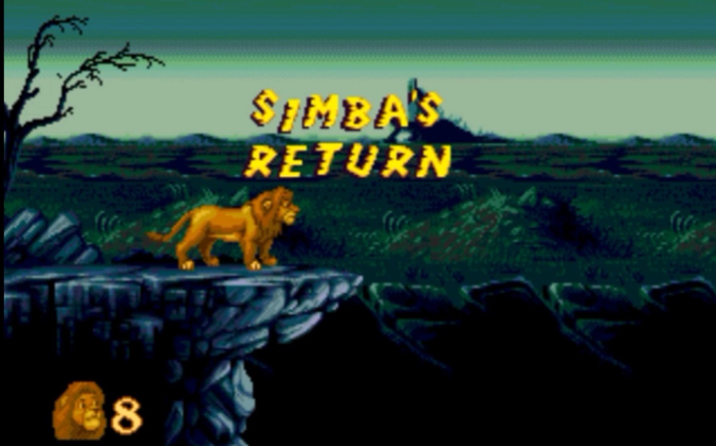 Sega Mega Drive 2 (Smd) 16-bit The Lion King 1 Level 9 Simba's Return Прохождение