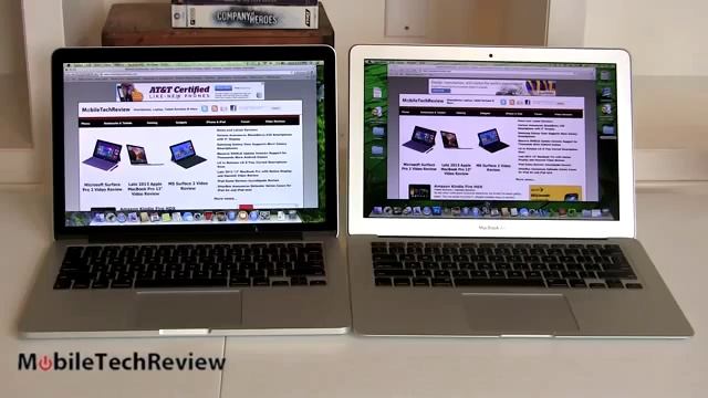 2013 13  Retina MacBook Pro vs  13  MacBook Air Comparison Smackdown