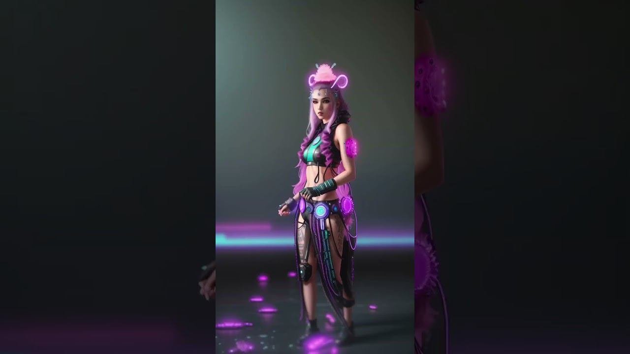 Импровизация и немного нейросети, которая сделала меня азиаткой  #трайбл#bellydancefusion
