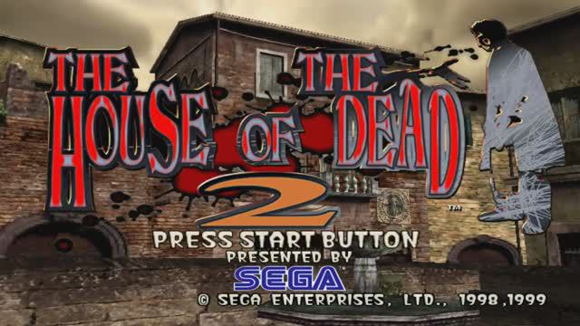 House of the dead 2#Sega Dreamcast#game.