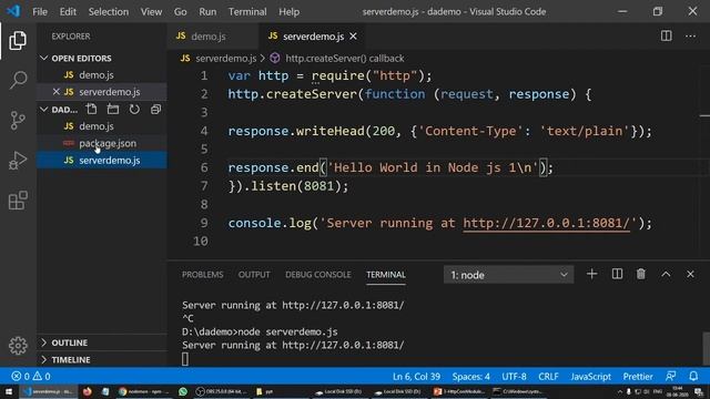 Node JS - Webinar