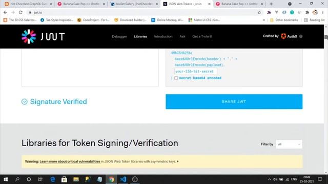 Part3 -Validating JWT Token And Authorization Types(HC GraphQL  Auth Series Using Pure Code First)