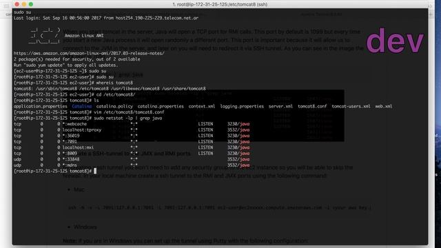 Connect JVisualVm or JConsole to a remote tomcat running on AWS EC2 Instance