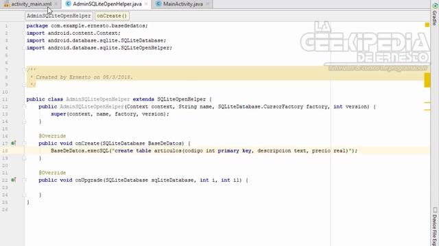 Curso Android desde cero #30 | Base de datos - Altas (SQLite) en Android