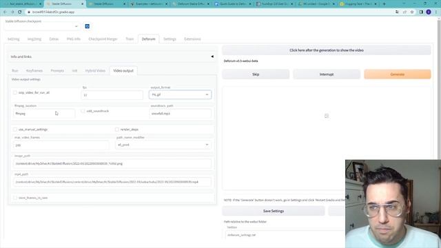 ?¿VÍDEOS con Inteligencia Artificial ??: Stable Diffusion DEFORUM ?(Automatic1111)
