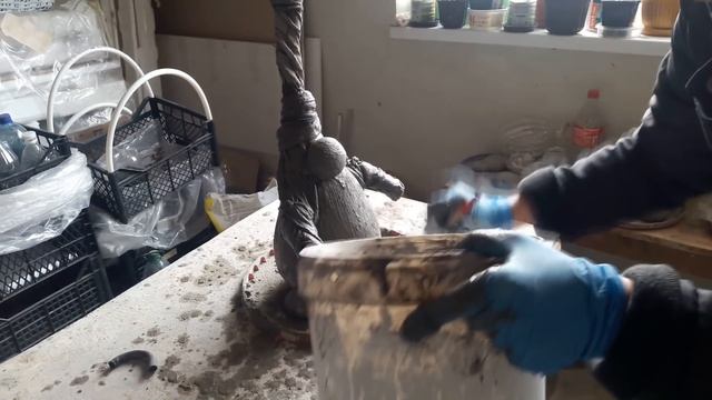 СКАНДИНАВСЬКА ДІВЧИНКА ГНОМ З ЦЕМЕНТУ