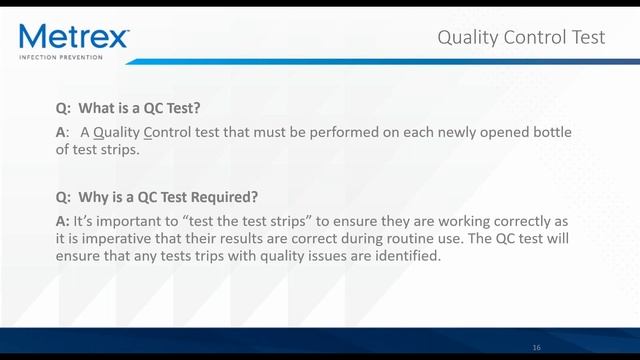 MetriCide OPA Plus In Service  General Education on HLD