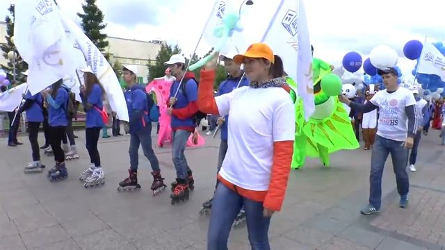 праздничное шествие День города Тюмень 428 лет