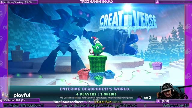 Trixzbot Livestream !discord