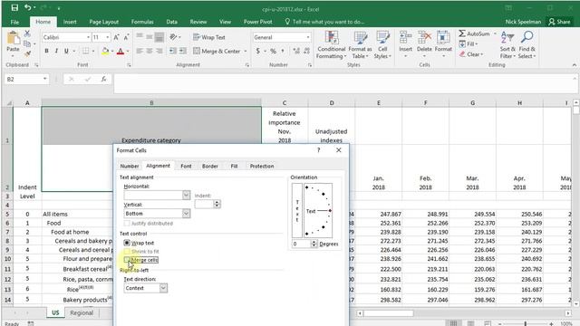 How to Merge Cells in Excel