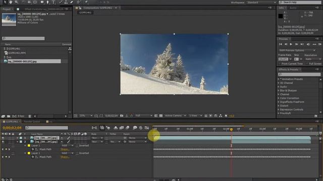 After Effects  Урок №5   Растягивание времени