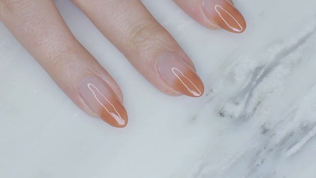 Natural Matte Animal Print Fade Nail Art